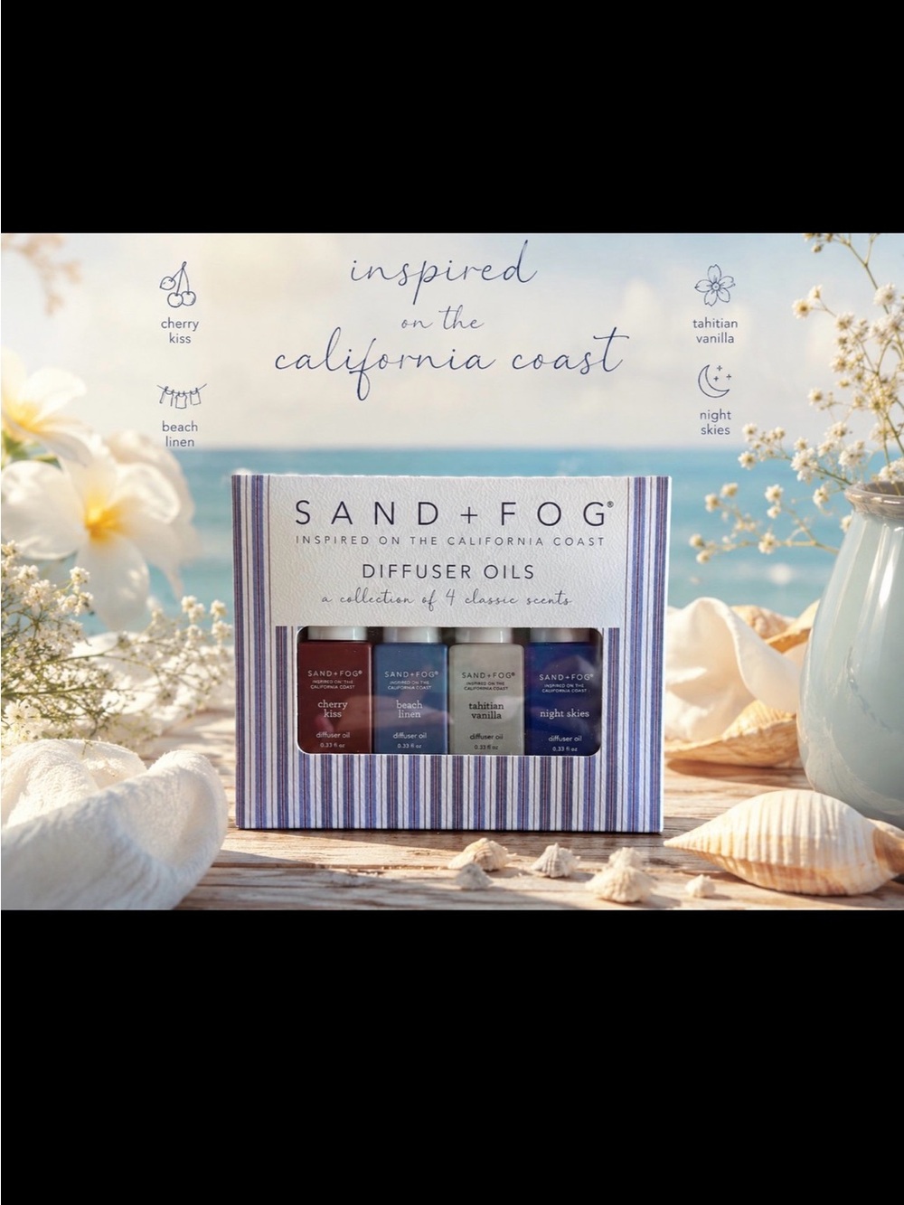 Sand + Fog Diffuser Oils - 4 Pack